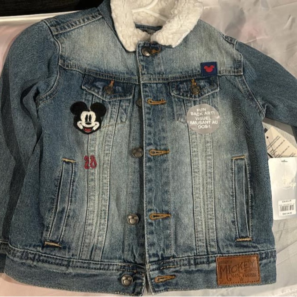 Boys Mickey Mouse trucker jacket